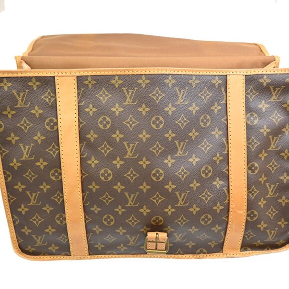 LOUIS VUITTON LV Sac Kleber Shoulder Bag Monogram Leather Brown 13FB539 - Picture 8 of 16